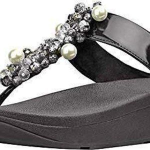 FitFlop Womens Deco Toe Thong Sandals
